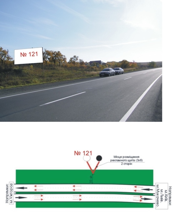 Фото рекламної площини за адресою трасса Киев-Чоп, р-н Барвинок