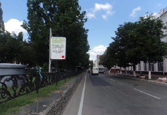 Фото рекламной плоскости по адресу Мира пр., аллея, Красная пл.