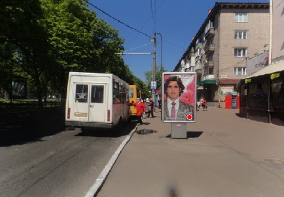 Фото рекламной плоскости по адресу Мира пр., 33, ГДК Славянский