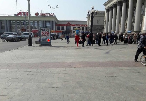 Фото рекламной плоскости по адресу Привокзальная площадь