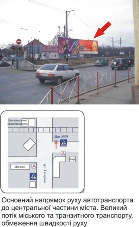 Фото рекламной плоскости по адресу Станционная-Гагарина