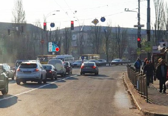 Фото рекламной плоскости по адресу Чоколовский бул., 40 (в сторону Севастопольской пл.) (BackLit)