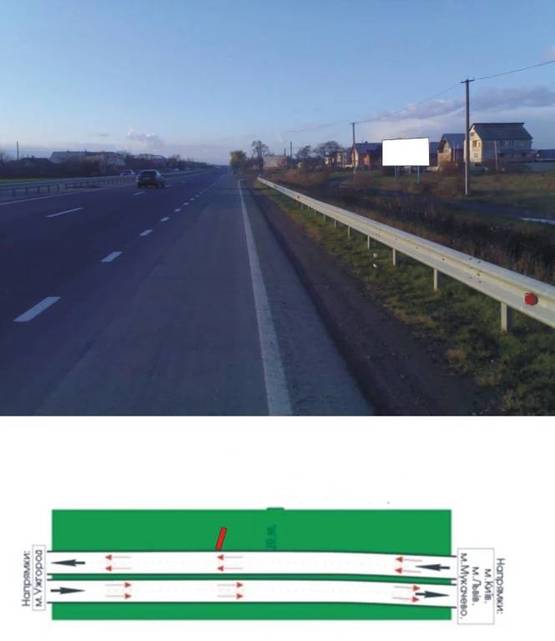Фото рекламной плоскости по адресу автодорога Киев-Чоп, р-н Барвинок