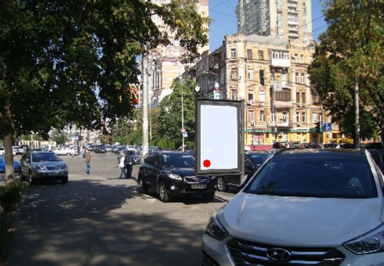 Фото рекламной плоскости по адресу Жилянская ул., 83/53