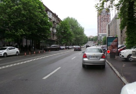 Фото рекламной плоскости по адресу Кловский узвоз, 7