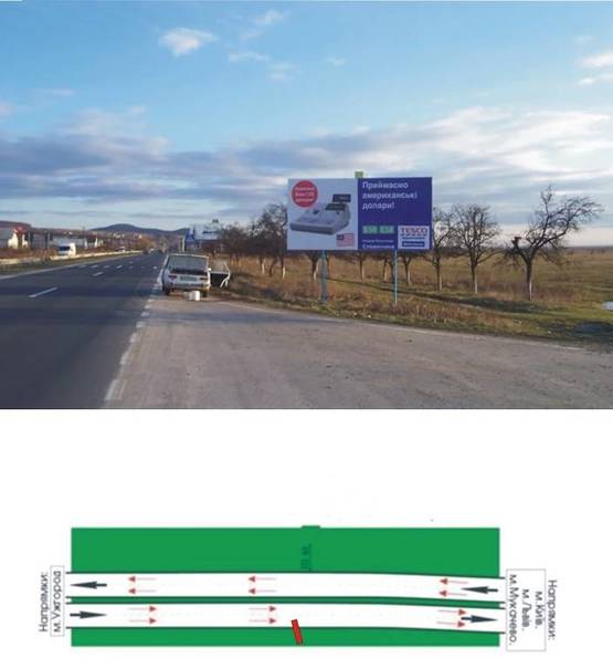 Фото рекламной плоскости по адресу автодорога Киев-Чоп, р-н Барвинок