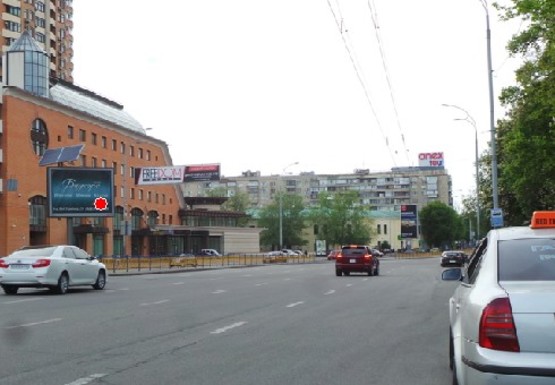 Фото рекламной плоскости по адресу Леси Украинки б-р, 30