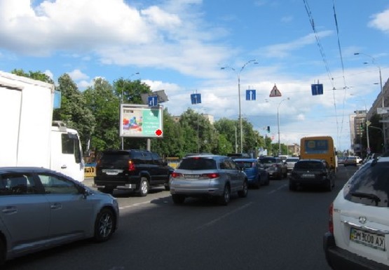 Фото рекламної площини за адресою Леси Украинки б-р, 30