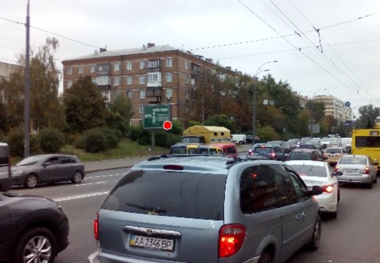 Фото рекламної площини за адресою В. Лобановского пр., 51