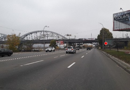 Фото рекламної площини за адресою Днепровская набережная