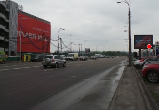 Фото рекламной плоскости по адресу Днепровская наб., 17а