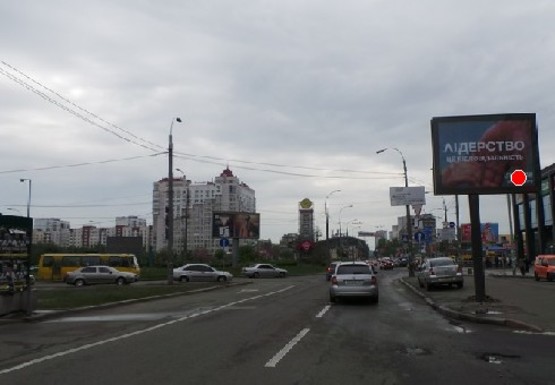 Фото рекламної площини за адресою Оболонский пр., 21