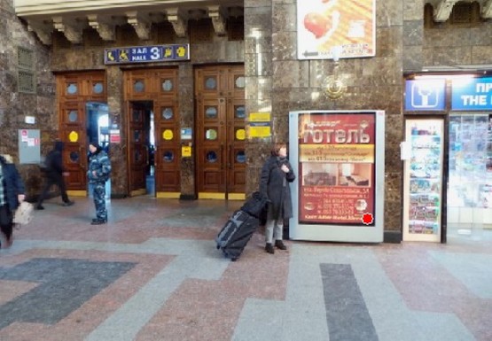 Фото рекламной плоскости по адресу Центральный холл (Северный терминал)