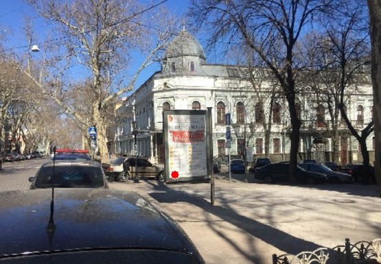 Фото рекламної площини за адресою Пушкинская ул., 5