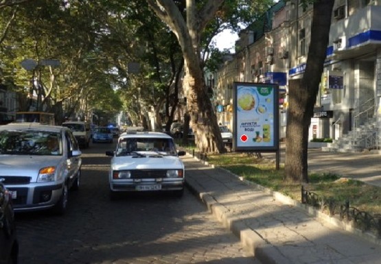 Фото рекламної площини за адресою Пушкинская ул. - Б. Арнаутская, ул.