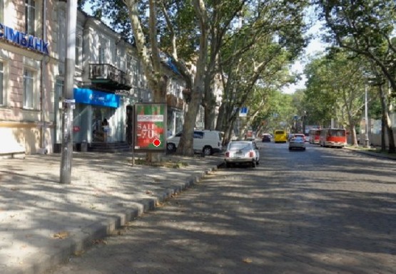 Фото рекламної площини за адресою Пушкинская ул., 26