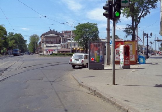 Фото рекламної площини за адресою Преображенская ул., 29 - Тираспольская ул.