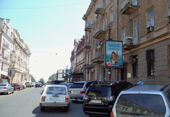 Фото рекламной плоскости по адресу Ланжероновская ул., 15