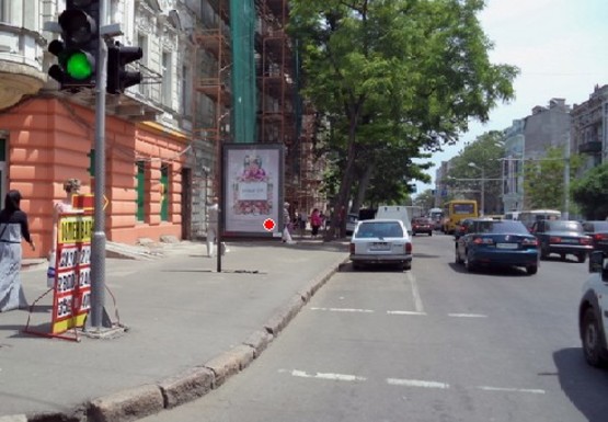 Фото рекламної площини за адресою М. Арнаутская ул., 60 - Екатерининская ул.