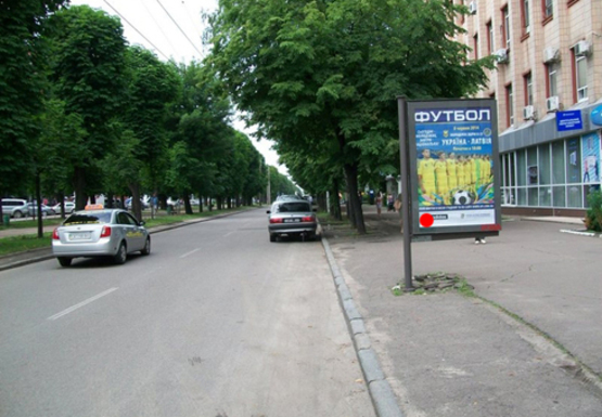 Фото рекламной плоскости по адресу Шевченко б-р., 181