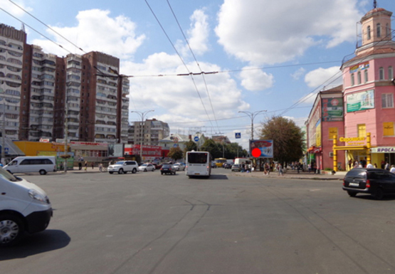 Фото рекламной плоскости по адресу Коцюбинского ул. - Батогская ул.