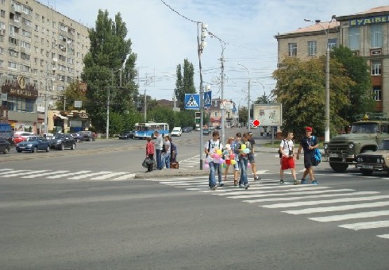 Фото рекламной плоскости по адресу Коцюбинского ул. - Брацлавская ул. (Техникум)