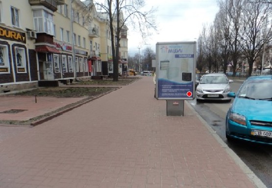 Фото рекламної площини за адресою Мира пр., 24, магазин Ювелирный