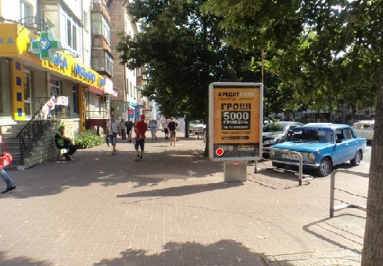 Фото рекламной плоскости по адресу Победы пр., игровой центр Эльдорадо