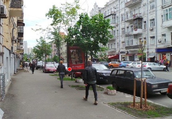 Фото рекламной плоскости по адресу Саксаганского ул., 28