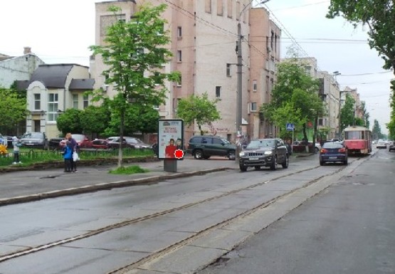 Фото рекламної площини за адресою Константиновская ул. - Оболонская ул., 45