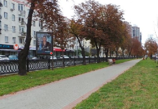 Фото рекламной плоскости по адресу Победы пр., 3