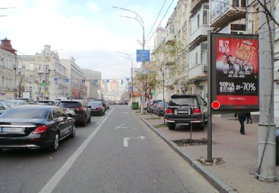 Фото рекламної площини за адресою Саксаганского ул., 106
