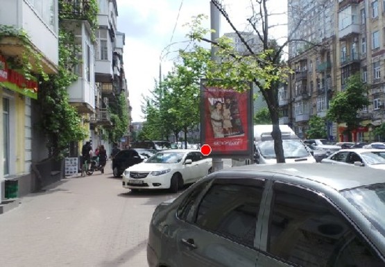 Фото рекламной плоскости по адресу Саксаганского ул., 106