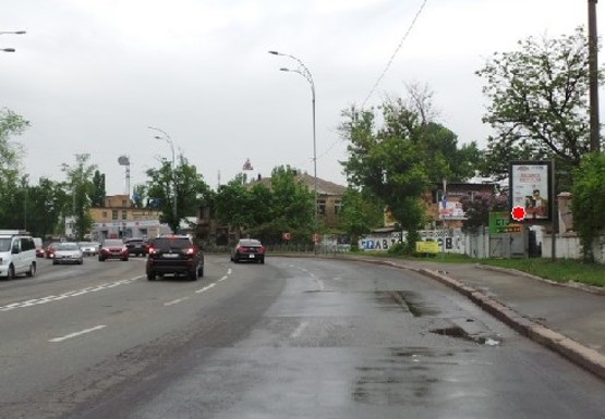 Фото рекламной плоскости по адресу Набережно-Луговая ул., 3а (напротив)