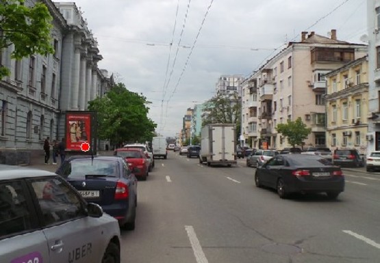 Фото рекламної площини за адресою Саксаганского ул., 75