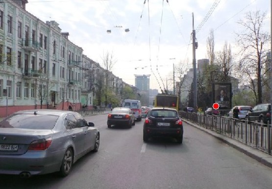 Фото рекламной плоскости по адресу Мельникова ул., 14 (напротив)