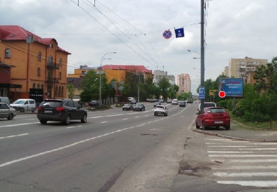 Фото рекламной плоскости по адресу В. Лобановского пр., 51