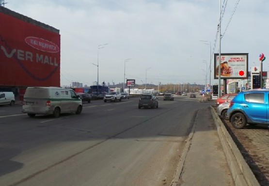 Фото рекламной плоскости по адресу Днепровская наб., 17а