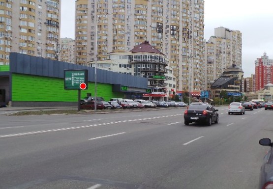 Фото рекламної площини за адресою Днепровская наб., 17а