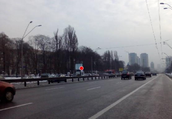 Фото рекламной плоскости по адресу Победы пр., 34