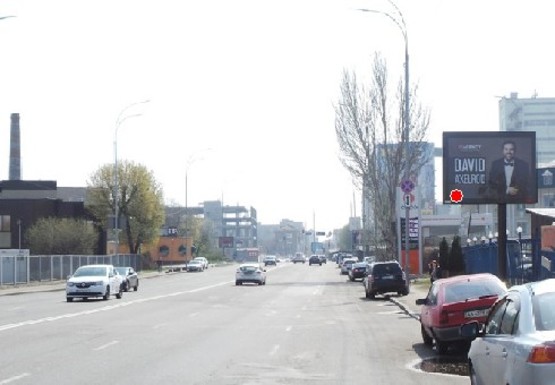 Фото рекламной плоскости по адресу Межигорская ул., 87а