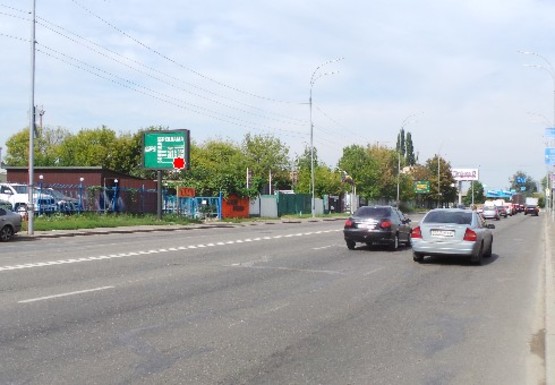 Фото рекламной плоскости по адресу Межигорская ул., 87а