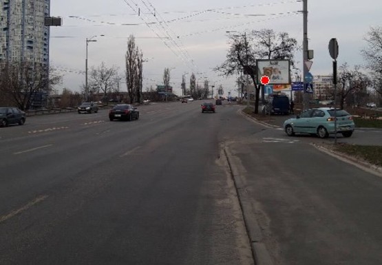 Фото рекламної площини за адресою Соборности пр., 21 (Воссоединения пр.)