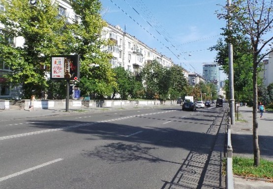 Фото рекламной плоскости по адресу Мельникова ул., 39 (напротив)