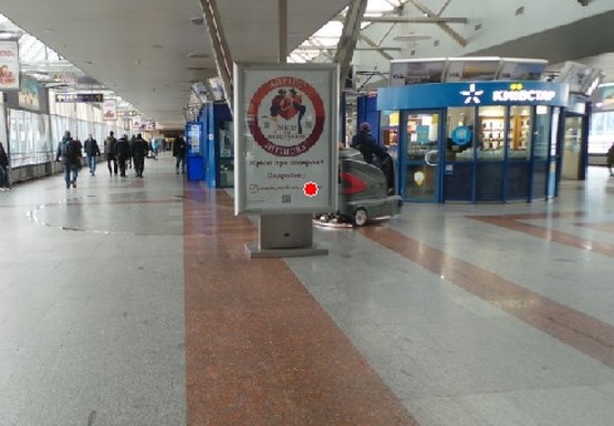 Фото рекламної площини за адресою Конкорс (Южный терминал)