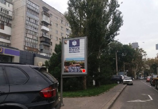 Фото рекламної площини за адресою Адмиральский пр., 1 - Фонтанская дорога (схема№45)