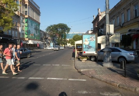 Фото рекламної площини за адресою Греческая ул., 34