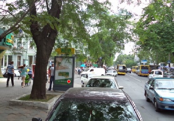 Фото рекламної площини за адресою Преображенская ул., 36