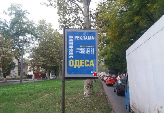 Фото рекламної площини за адресою Адмиральский пр., 26 (схема№17)