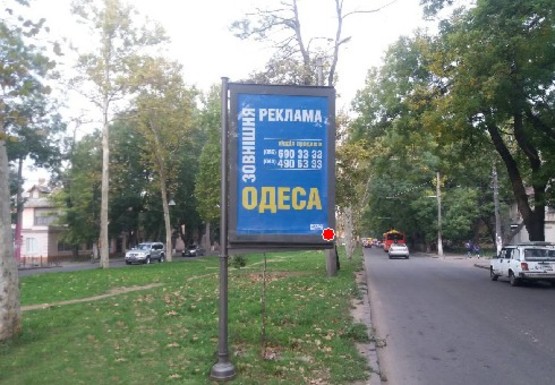 Фото рекламной плоскости по адресу Адмиральский пр. - Судостроительная ул., 13 (схема№31)